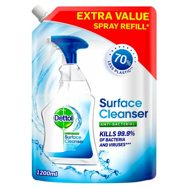 Dettol Antibacterial Surface Cleanser Spray Refill 1200ml