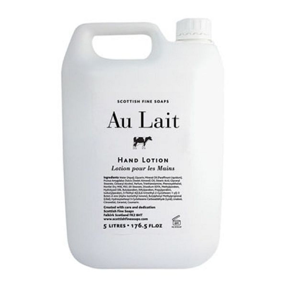Scottish Fine Soaps, Au Lait Hand Lotion - 5 Litre