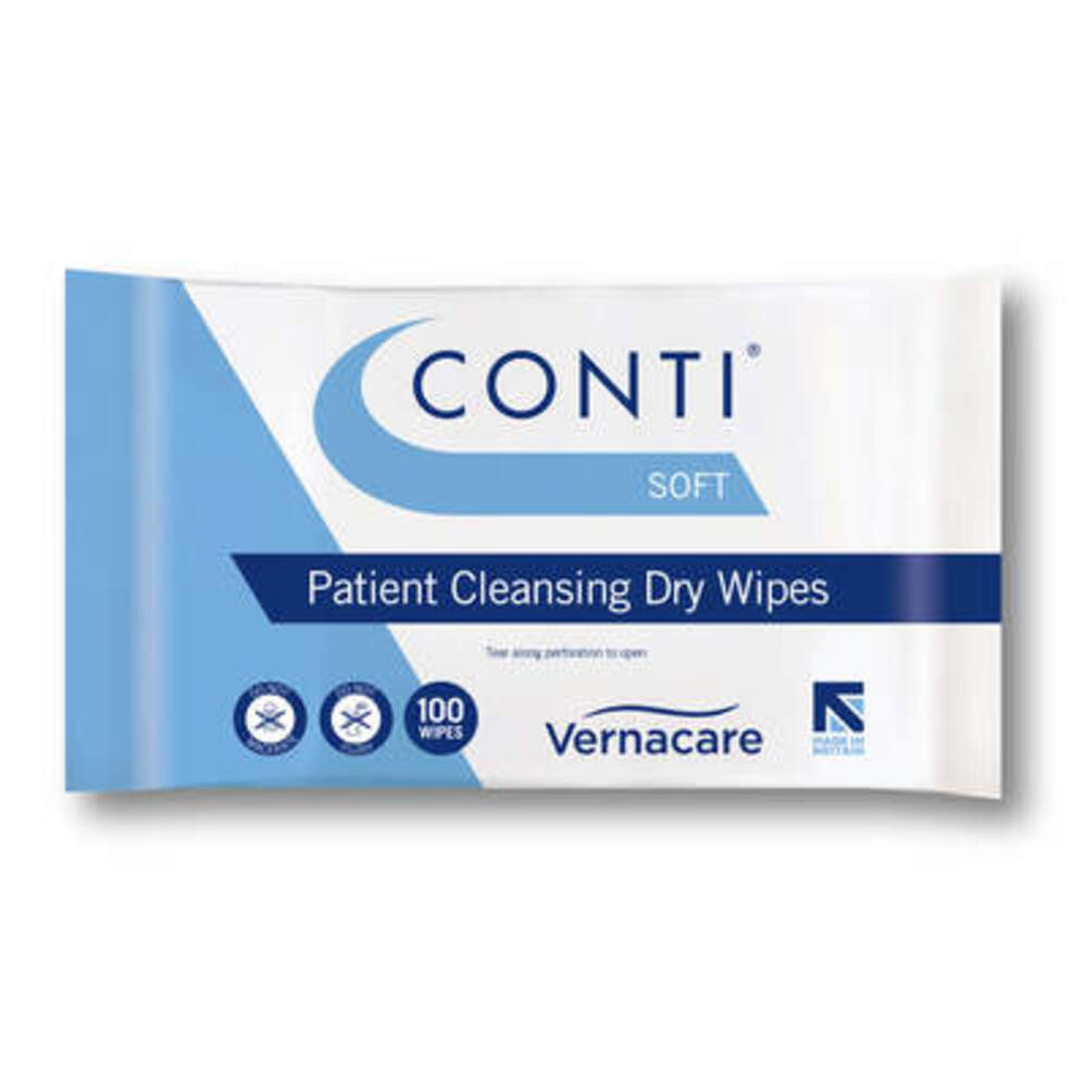 Conti Soft Large Dry Wipes 100 Pack