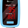 Oxygen Monitor Finger, Heart Rate Monitor with Omnidirectional OLED Display