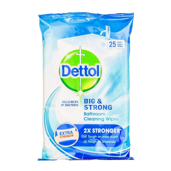 Dettol Big & Strong Bathroom Wipes x25