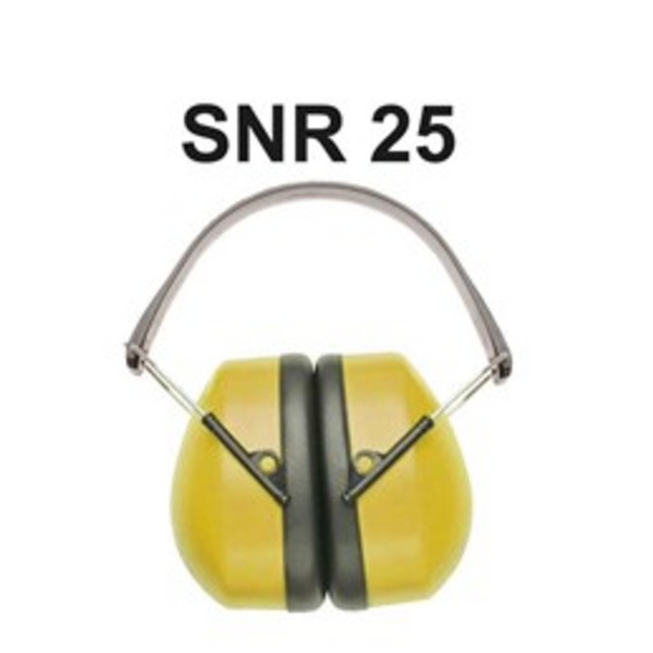 Ear Muff with Impact-Resistant ABS Shell Body - SNR 25