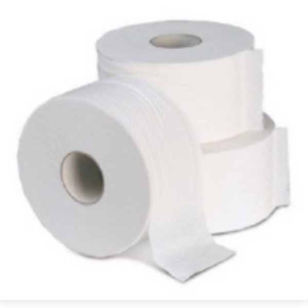Micro Mini Jumbo Toilet Rolls 80m 2Ply White – Pack of 24