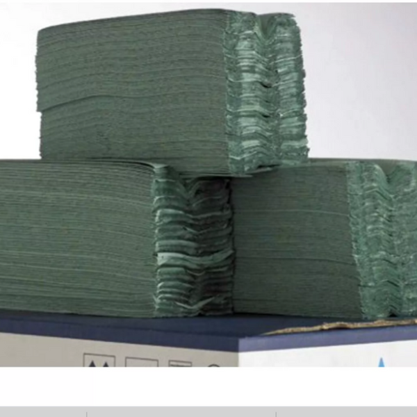 CFG1 1-Ply Centre-Fold Green Hand Towel 220x305mm x 2,624