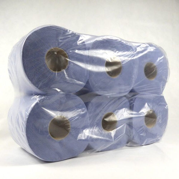 Blue Centrefeed Rolls 2 Ply – Pack 6