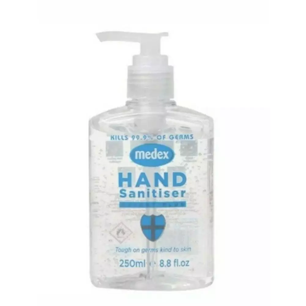 Medex Antibacterial Hand Sanitizer Gel 250ml Bottle  Hand Sanitizers  Hand Gel